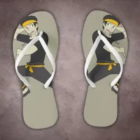 Nunchaku Striker Flip Flops