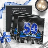 City Lights Fabulous Fifty ID191 Invitation