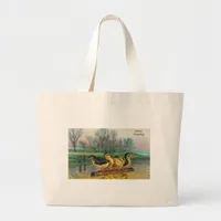 Easter Greetings Large Tote Bag