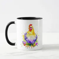 Watercolor Chicken