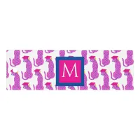 Pink and Blue Leopard print school Ruler