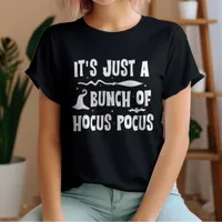 Hocus Pocus Halloween Quote Women's Black T-Shirt