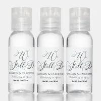 Classy Elegant Anniversary Vow Renewal Hand Sanitizer