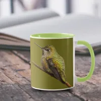 Anna's Hummingbird on Scarlet Trumpetvine Mug