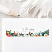 Tropical Island Wedding Label