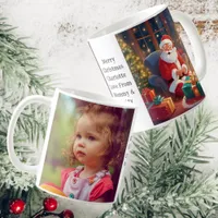 Daughter Photo | Santa By The Fire | White Coffee Coffee Mug