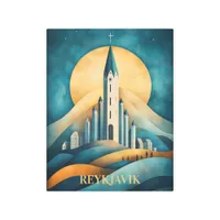 Reykjavik Iceland Travel Metal Print