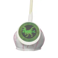 Personalized Green Dinosaur Hide Cake Pops