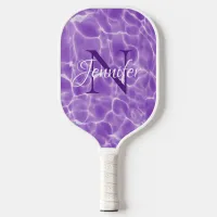 Purple Swimming Pool Chic Monogram