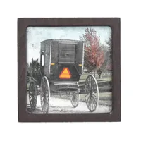 Autumn Amish Buggy Gift Box