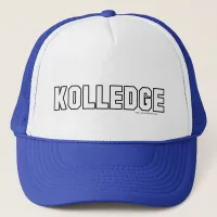 Epic Fun Misspelled College Classic Design  Trucker Hat