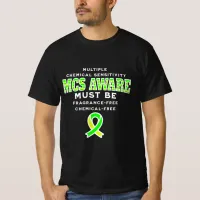 Multiple Chemical Sensitivity MCS Awareness  T-Shirt