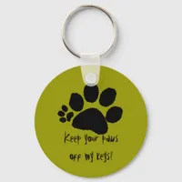 Keychain - Keep your paws off ...