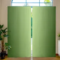 Pale to Forest Green Ombre Blackout Curtains