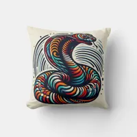 Serpentine Comfort: Cobra-Shaped Pillow for Exotic