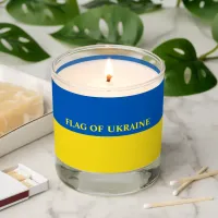 Flag of Ukraine & Typography Scented Candle
