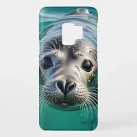 Cute Seal Sticking Head out of Water  Case-Mate Samsung Galaxy S9 Case