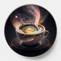 Cosmic Sips: Celestial Journey through the Galaxy PopSocket