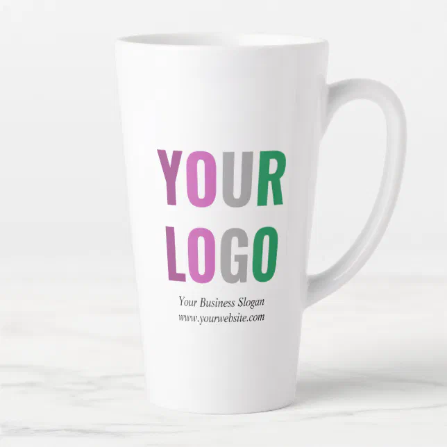 Custom Business Logo Branded Promotional Latte Mug