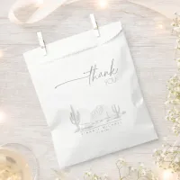 Desert Vibes Wedding Thank You Landscape ID1019 Favor Bag