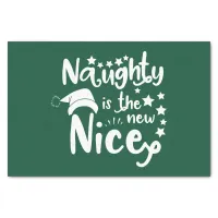 naughty is the new nice tissue paper