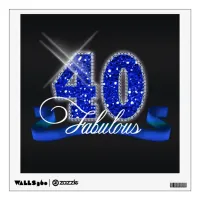 Fabulous Forty Sparkle ID191 Wall Decal