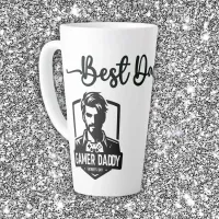 Gamer Geek Dad Happy Father's Day | Latte Mug