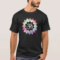 *~* Spiritual OM Symbol Lotus Flower Mandala T-Shirt