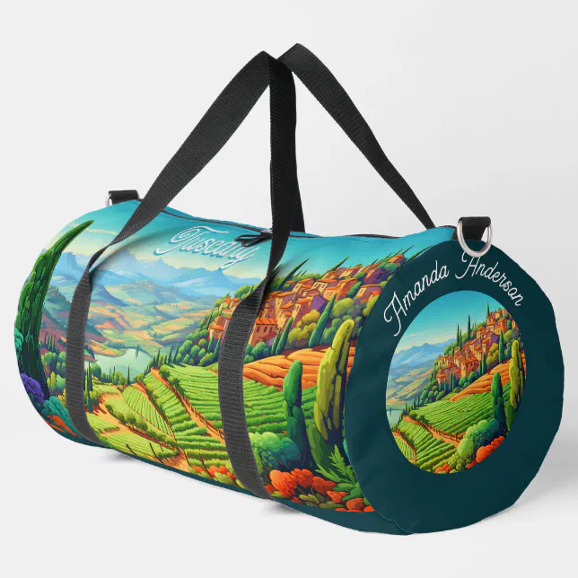 Tuscany Italy Travel & Gym Duffle Bag