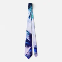 *~* Abstract Tropical AP25 Exotic Beach Palm Tree Neck Tie