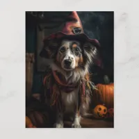 Halloween Dog Postcard