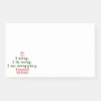 Christmas Pun | Funny Holiday Grammar Humor Post-it Notes