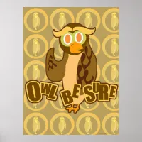 Owl Be Sure Poster