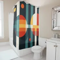 A Confluence of Worlds painting Shower Curtain