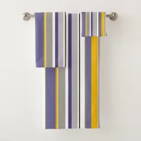 Modern New Season Stripes Bath Towel Set