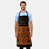 Classic Greek Inspired Personalized Apron