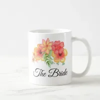 The Bride Floral Bouquet Mug