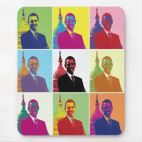 President Obama Pop Art Mouse Pad