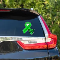 Lyme Disease Awareness Ribbons Butterfly Sticker