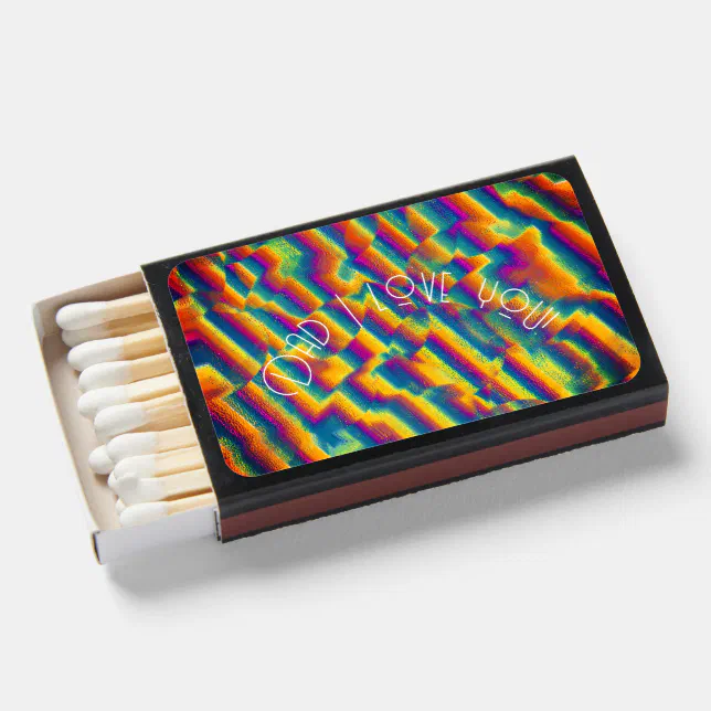 Abstract - Colorful glass deformations Matchboxes