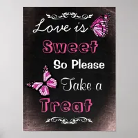 Wedding Sign for Candy Buffet, chalkboard style