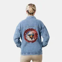 Star-Spangled Cool Eagle Denim Jacket