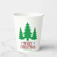 Personalized Merry Christmas Paper Cups