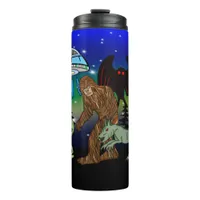 Cryptids, Bigfoot, Sasquatch, Mothman, Alien, UFO  Thermal Tumbler