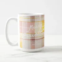 Pink Gold Christmas Pattern#7 ID1009 Coffee Mug