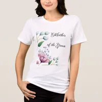 Elegant Floral Wedding Soft Botanical Romance Tri-Blend Shirt