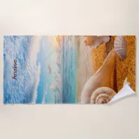 Beach hog! beach towel