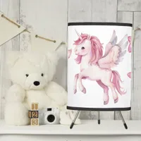 Unicorn and Stars Tripod Lamp