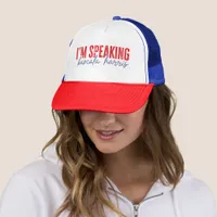 I'm Speaking Kamala Harris Trucker Hat