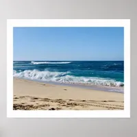 Tropical Island Coastal Beach Photography Poster